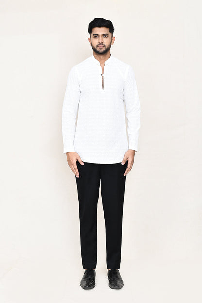 White Kurta with Pant