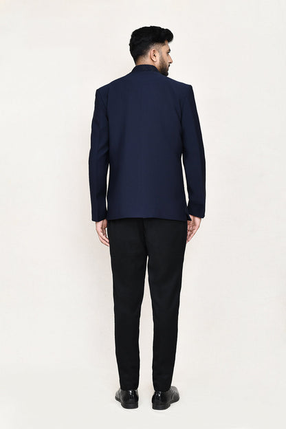 Navy Blue Jacket with Pant