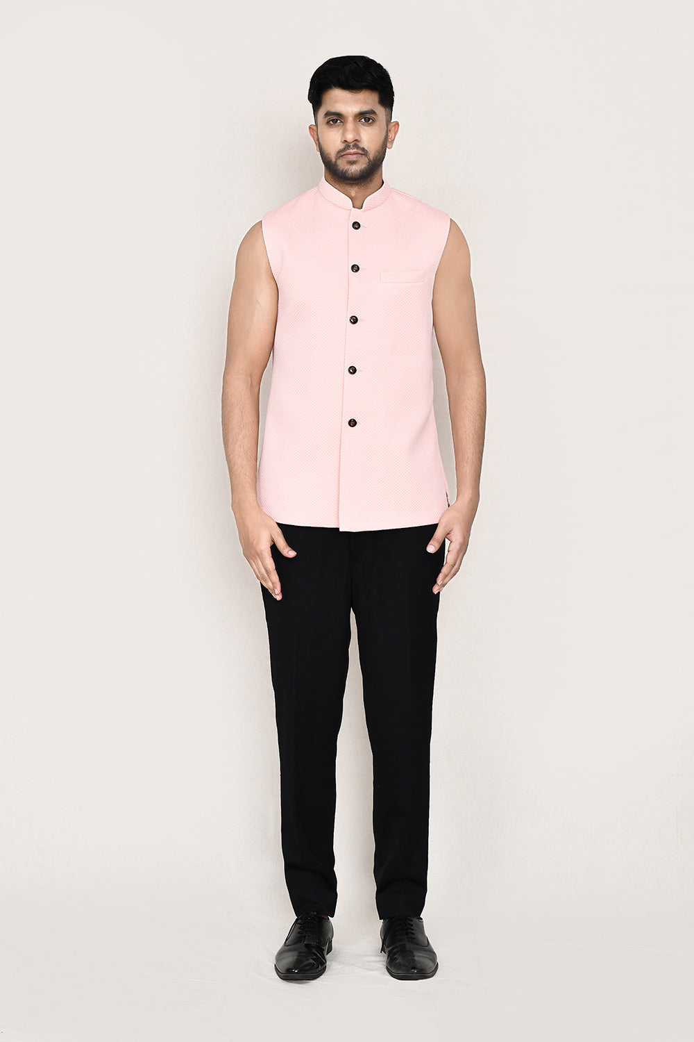 Peach Jacket with Pant