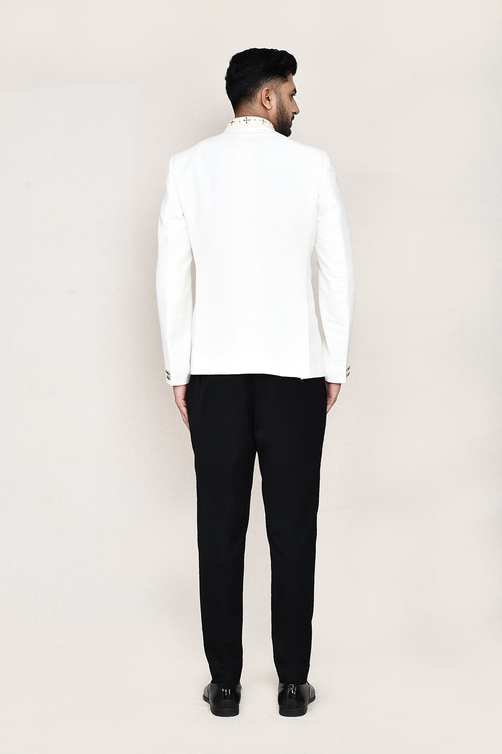 White Prince Coat with Pant