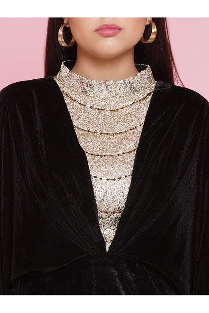 Black Velvet Gown