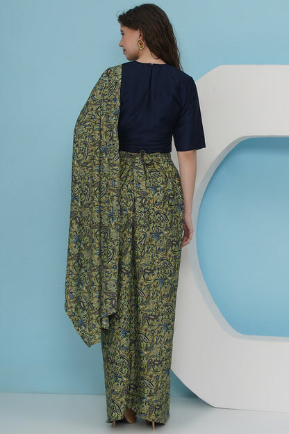 Green Drape Skity with Top